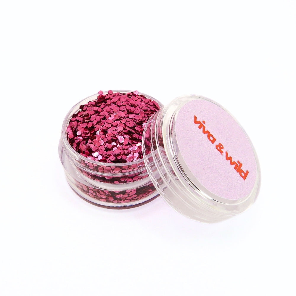 Pretty In Pink - Rose Pink Chunky Festival Glitter