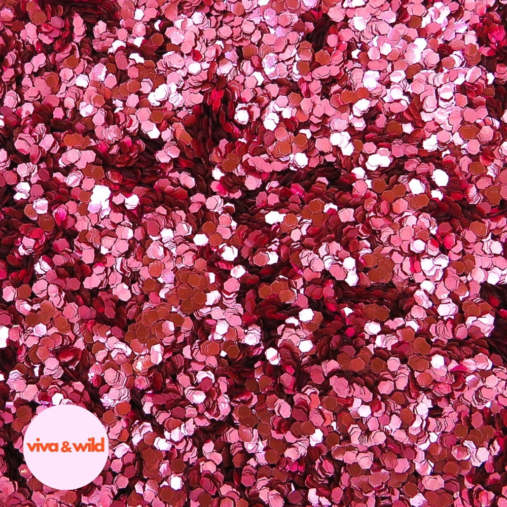 Pretty In Pink - Rose Pink Chunky Festival Glitter