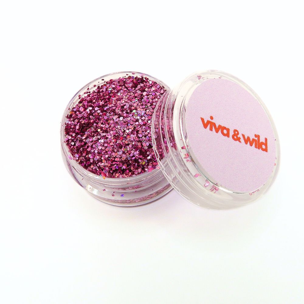 Glitterally Obsessed - Pink Holographic Medium Festival Glitter