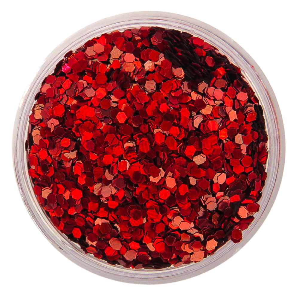 Hotter Than Your Ex – Red Holographic Chunky Festival Glitter