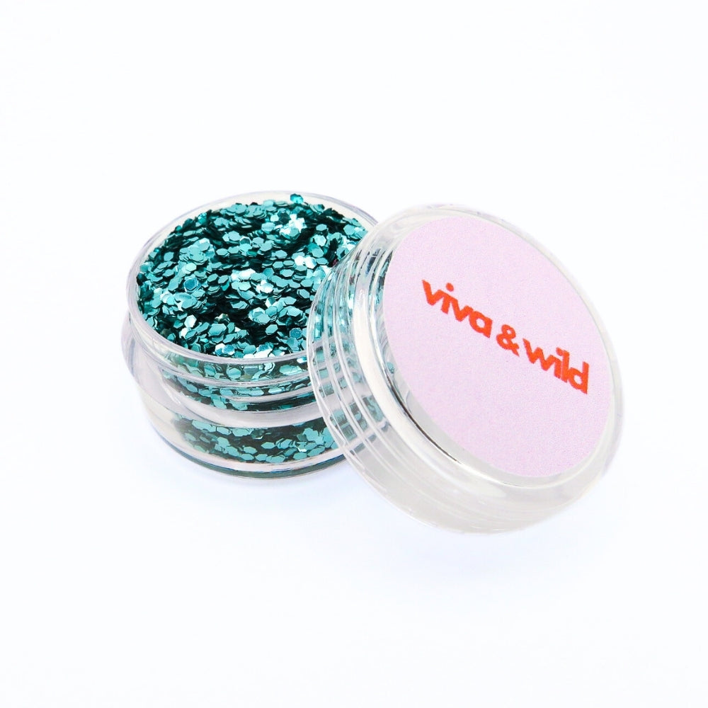 Splash of Sass - Turquoise Chunky Festival Glitter