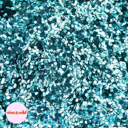 Splash of Sass - Turquoise Chunky Festival Glitter