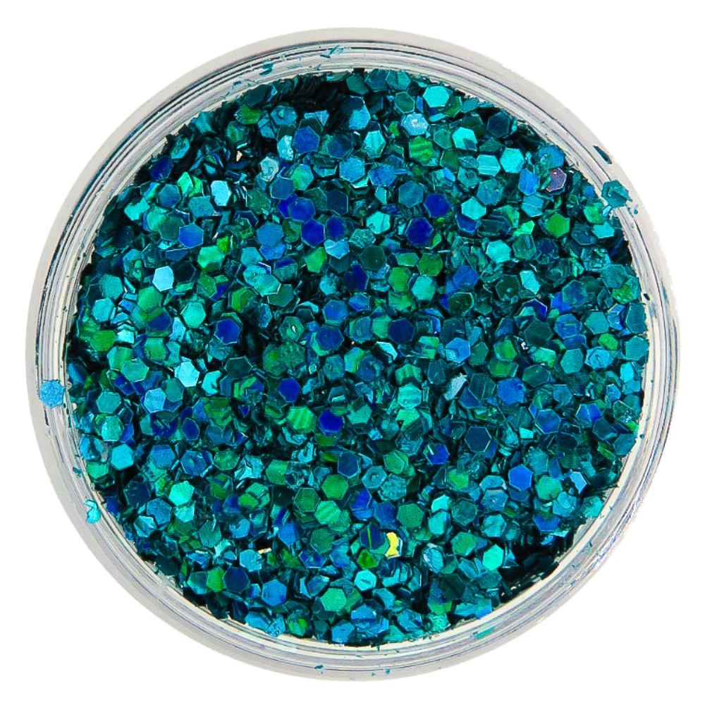 Turquoise chunky festival glitter