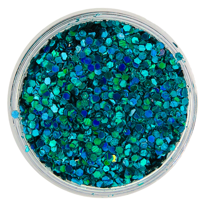 Turquoise chunky festival glitter